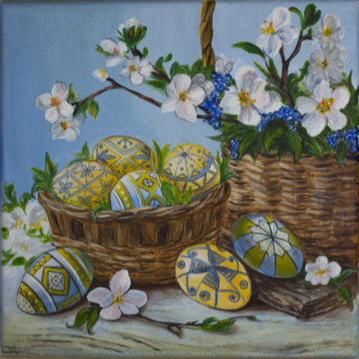 Canvas Print - Easter Eggs